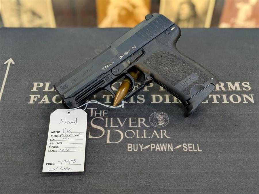 New HK USP Compact .45 ACP pistol at The Roswell Silver Dollar